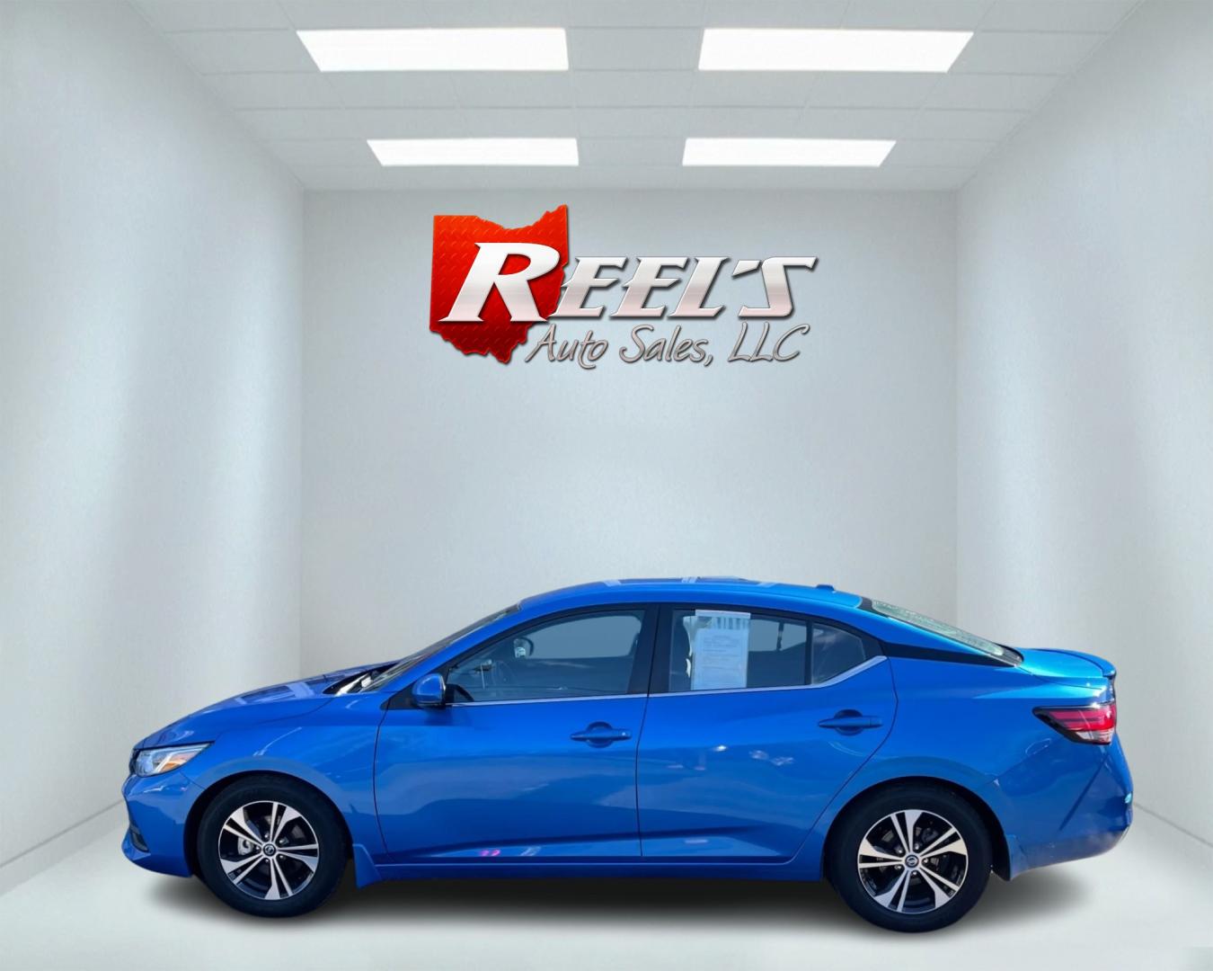 2020 Blue /Black Nissan Sentra SV (3N1AB8CV5LY) with an 1.8L I4 SFI DOHC 16V engine, CVT transmission, located at 547 E. Main St., Orwell, OH, 44076, (440) 437-5893, 41.535435, -80.847855 - Photo#14